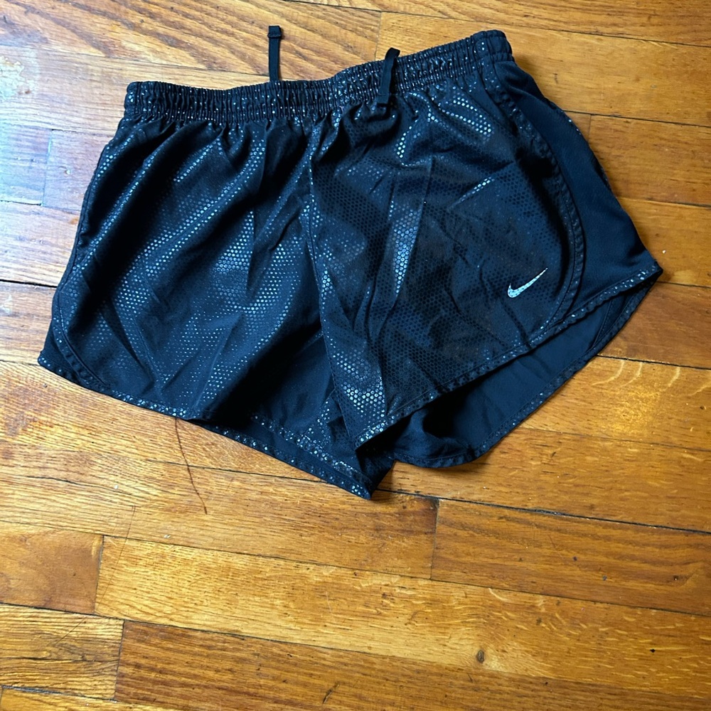 Nike Kids Black Mesh Athletic Shorts